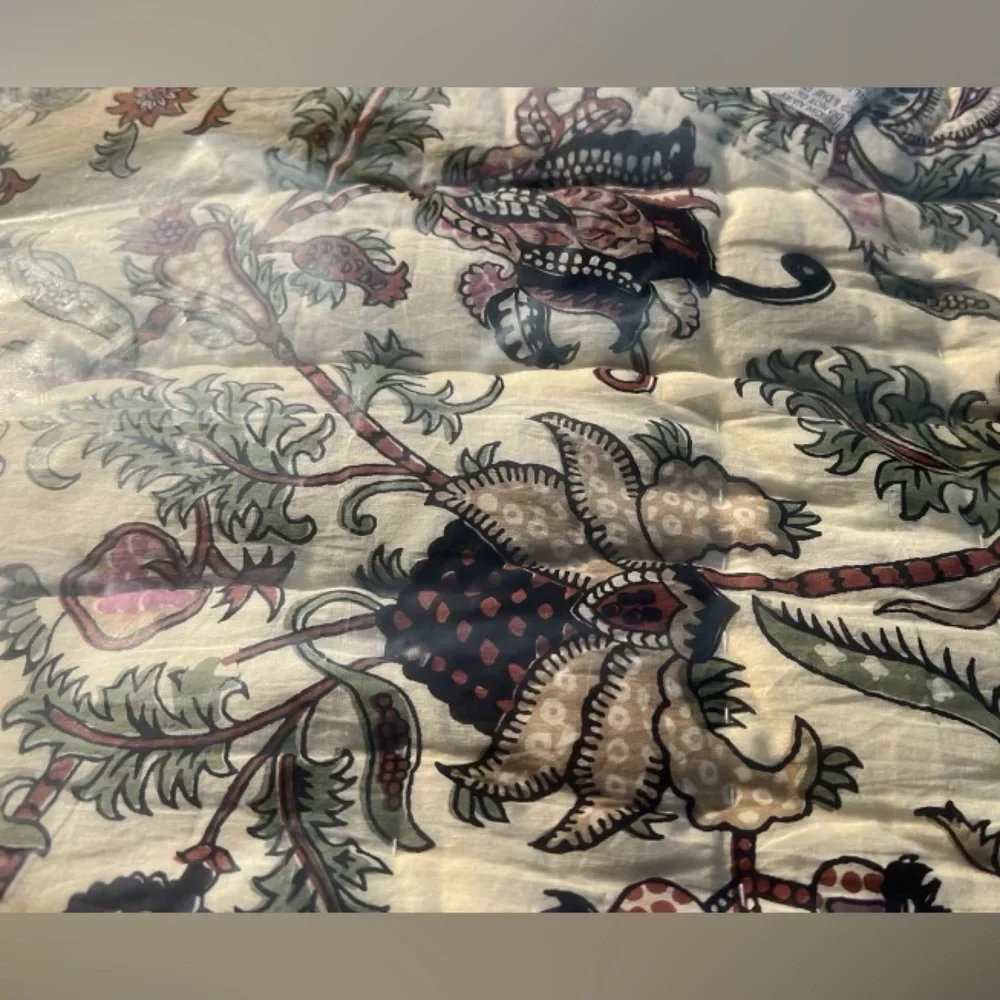 ❤️❤️ Brand New Roller Rabbit Amanda Queen Size  Quilt Sage
